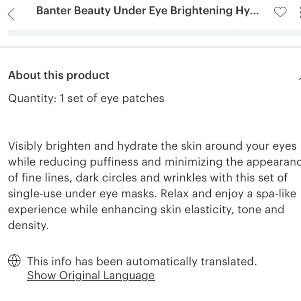 Banter Eye Mask - Picture 3 of 3